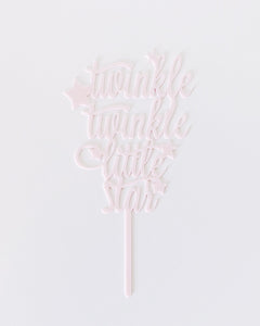 "Twinkle Twinkle Little Star" Cake Topper